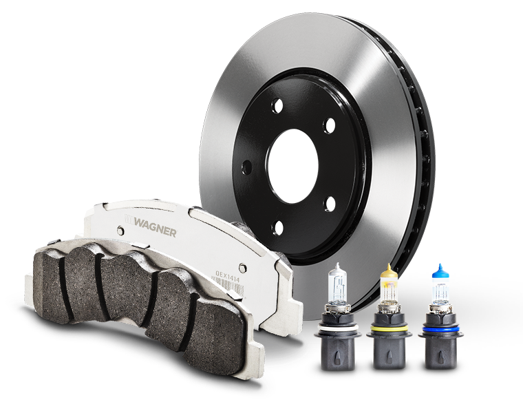 front view of rotor brake lighting wagner products